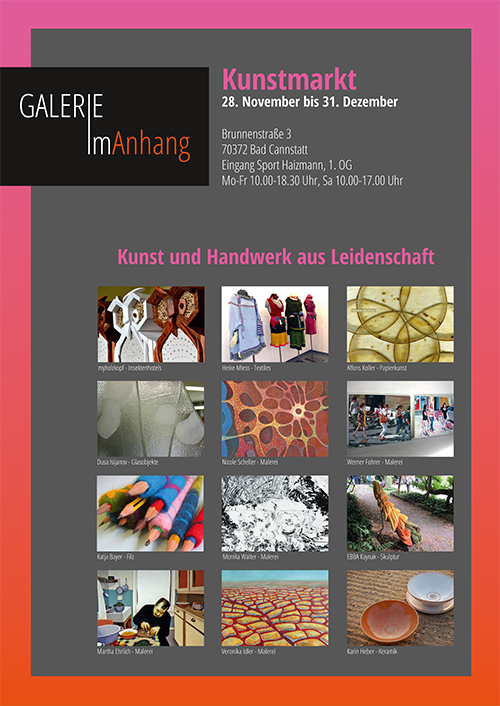 Plakat Kunstmarkt Galerie Im Anhang
